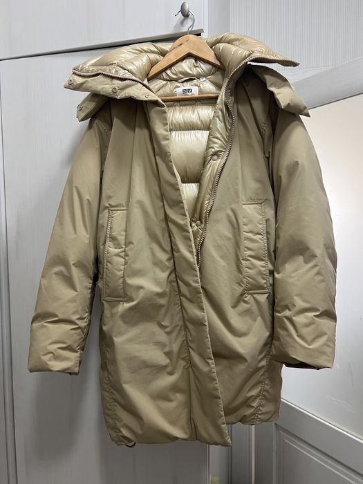 Пуховик парка uniqlo, poзмір S (буде на М)