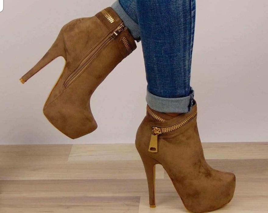 Botas de inverno em pele vários modelos