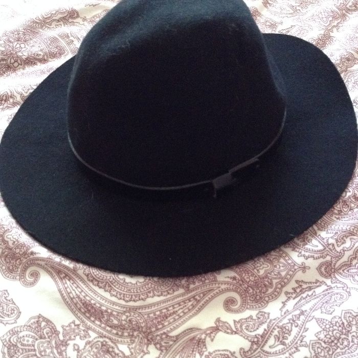 Chapéu lã preto massimo dutti