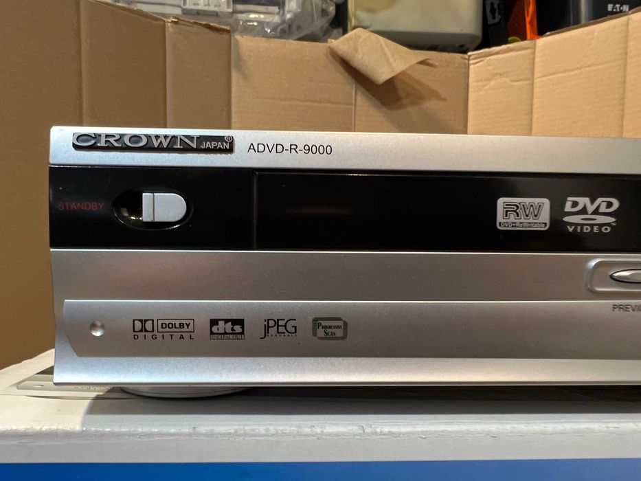 Gravador de DVD de Secretária Crown ADVD-R-9000 Ler Descrição