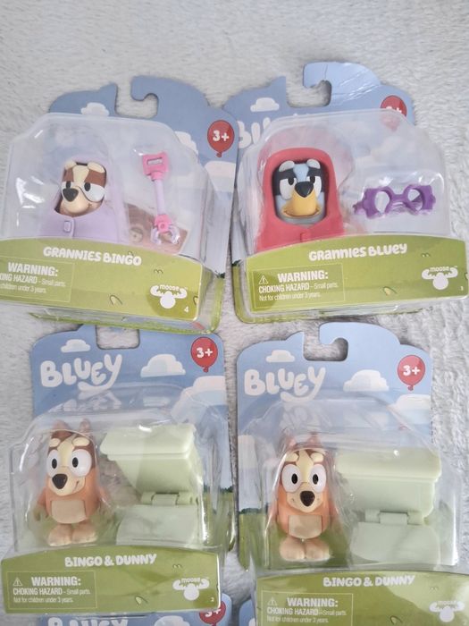 6 x nowa zabawka Bluey figurka zestaw komplet figurki dla dzieci