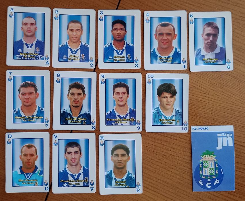 Cartas do baralho Liga JN