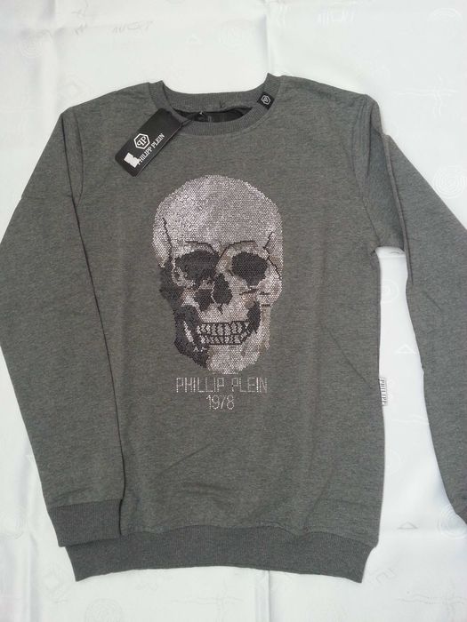 Bluza marki PHILIPP PLEIN rozm: S/M szara
