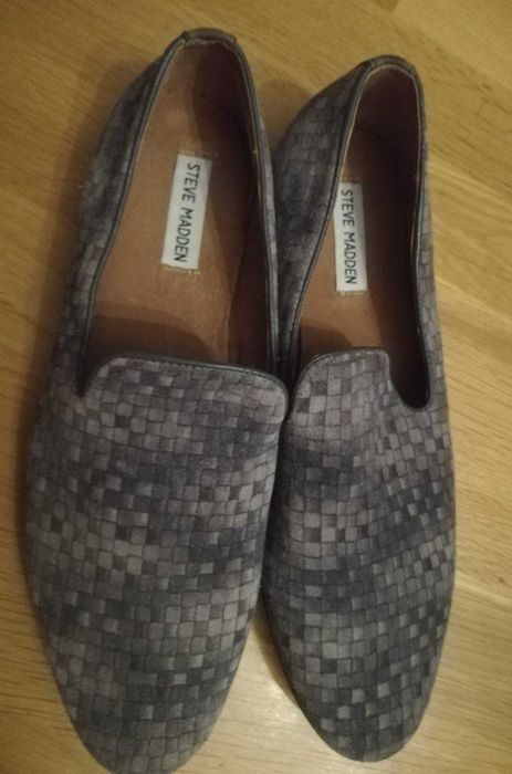 Buty pantofle mokasyny Steve Madden wsuwane  skóra ze skó 42 43