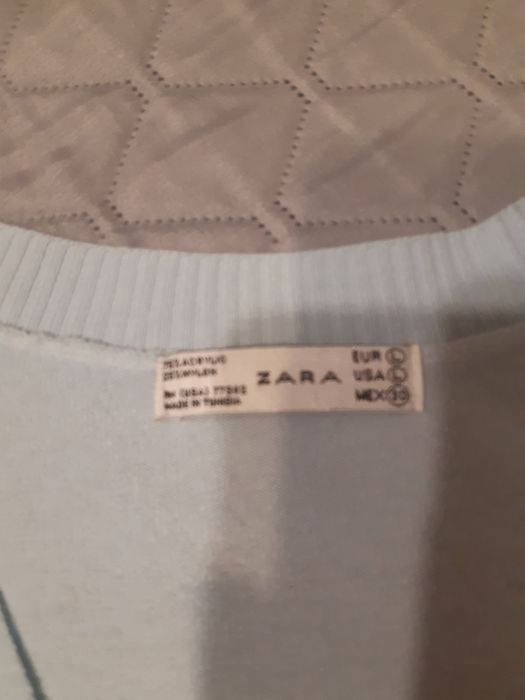ZARA sweterek błękitny M