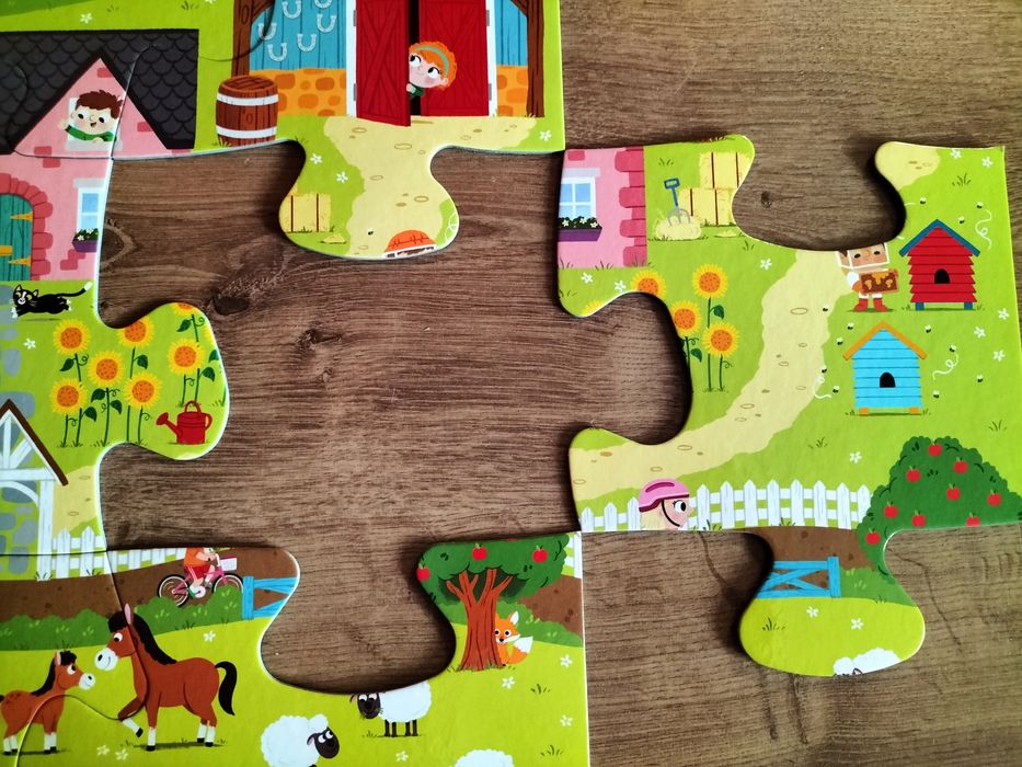 Puzzle Gigantic Trefl baby Na wsi
