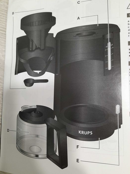 Nowy przelewowy ekspres do kawy Krups F309