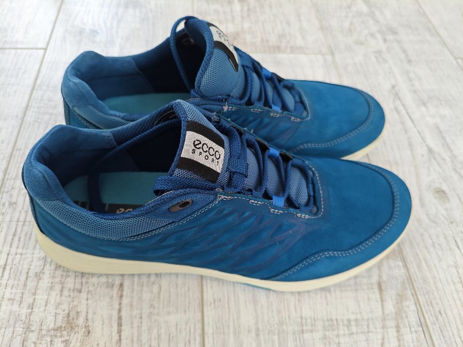 Ecco skórzane niebieskie damskie buty 39