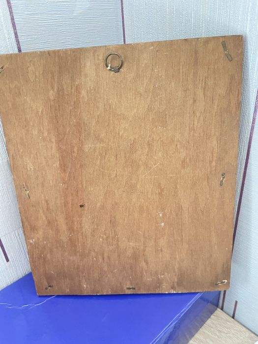 Антикварная/ винтажная латунная подвесная подставка для писем