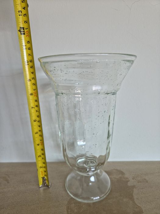 Vasos de pedestal de vidro