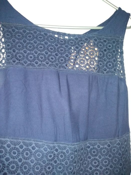 MATALAN cienka BLUZKA na lato GIPIURA 38 M