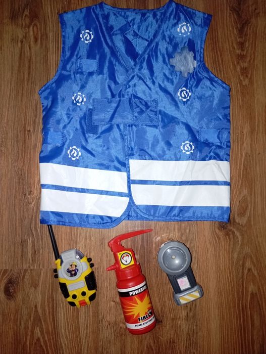 Strój przebranie Strażak Sam roz.4-6 lat