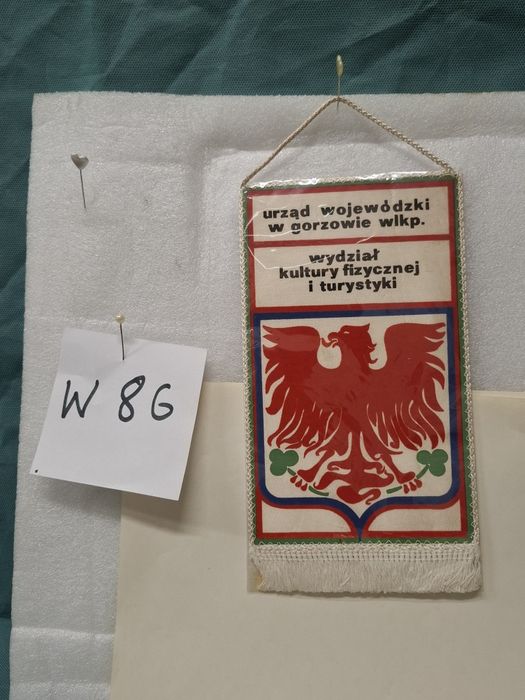 Gorzów Wlkp. Urząd Wojewódzki proporczyk prl