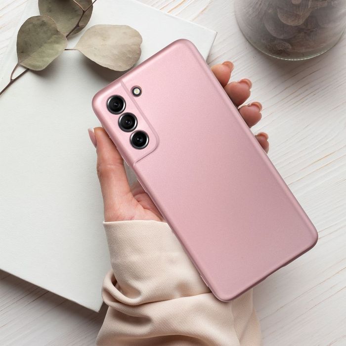 Futerał METALLIC do SAMSUNG S20 FE różowy