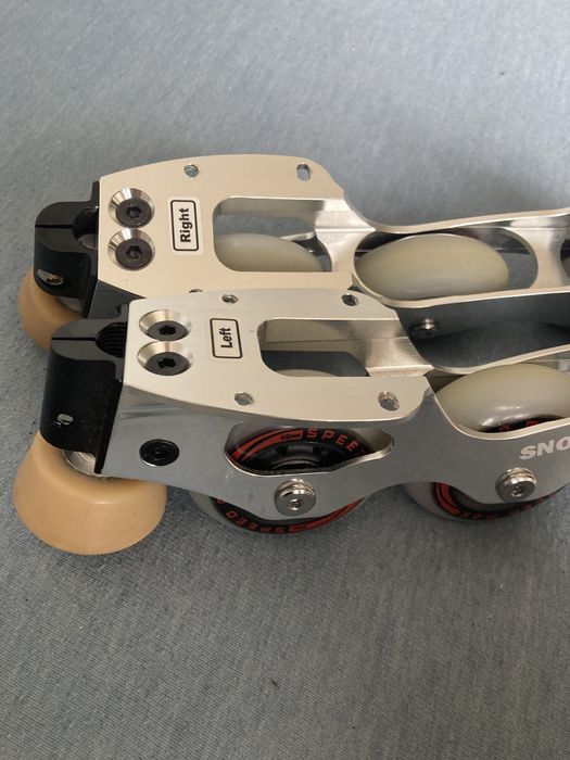 snow white szyny z kółkami rolki figurowe płozy 14 245