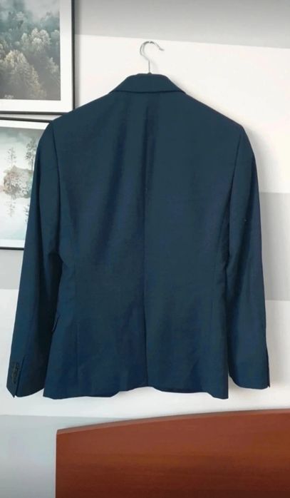 Marynarka męska slim fit Kenneth Cole size 46 granat