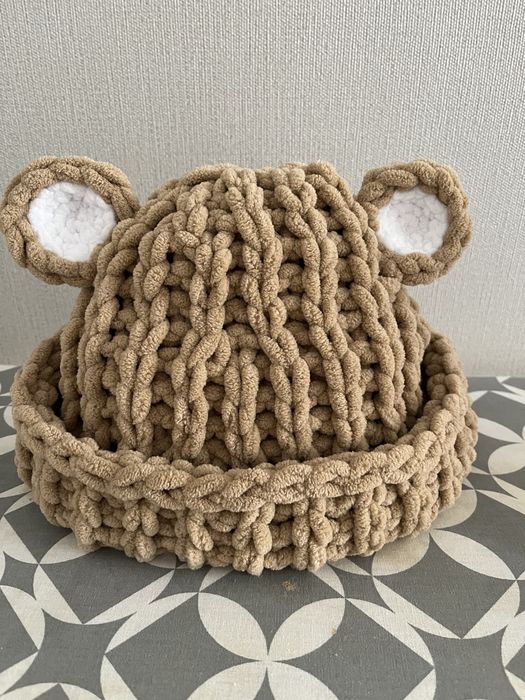 Шапка-мишка для девочек