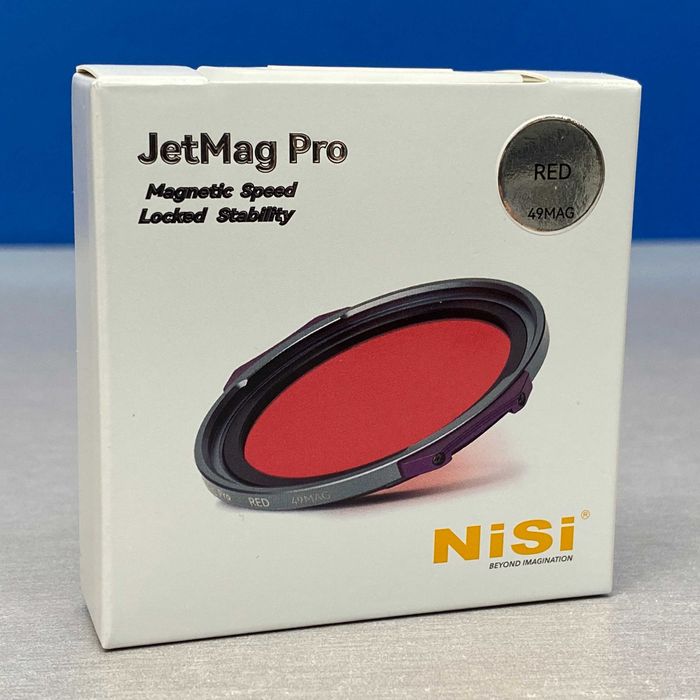 NiSi JetMag Pro | Filtro Monocromático 49mm | Vermelho | 49MAG NOVO