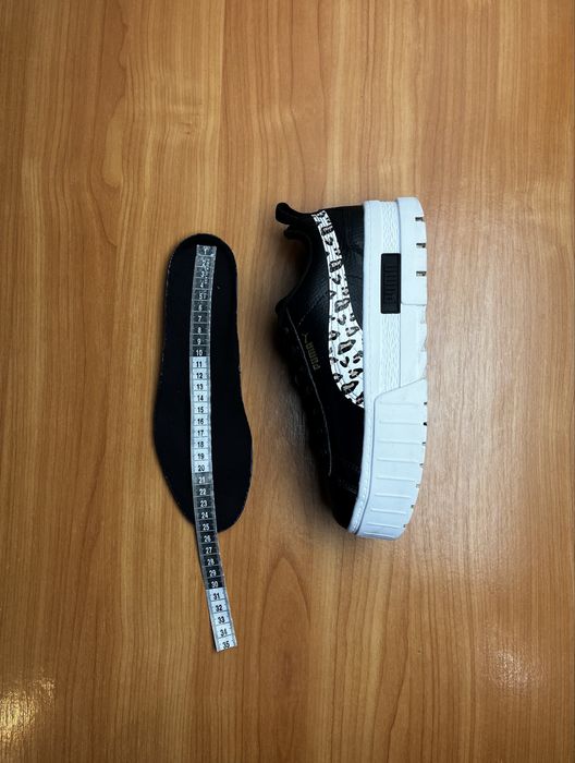 Кроссовки Puma Mayze Wild размер 38 оригинал высокие чёрные кожа пума