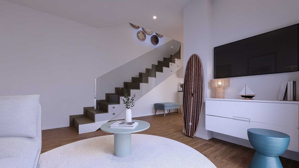 Apartamento Duplex T2 Novo a 50m da Praia - OPORTUNIDADE