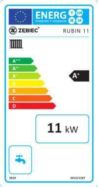 Kocioł / piec ZĘBIEC RUBIN 11kW na pellet