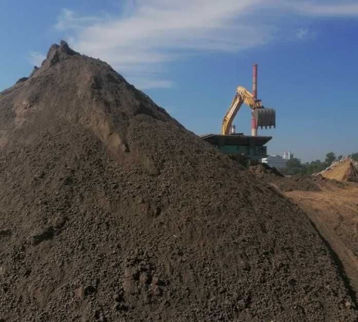 Czarna Ziemia Ogrodowa Ogrodnicza do ogrodu pod trawnik trawę czarnoziem na podniesienie wyrównanie terenu DOSTAWA 3- 20t Koparka humus przesiana