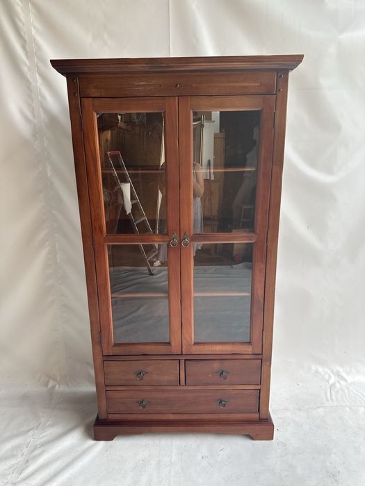 Komoda - witryna palisander