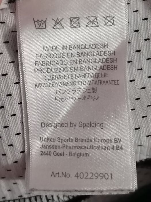 T-Shirt de alças c/logo Fundación Real Madrid. 
 

Marca Spalding, c