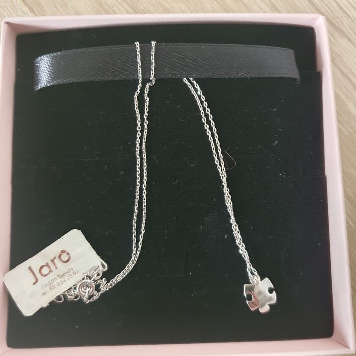 Celebrytka srebrna z puzlem