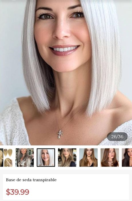 Peruca NOVA moderna curta