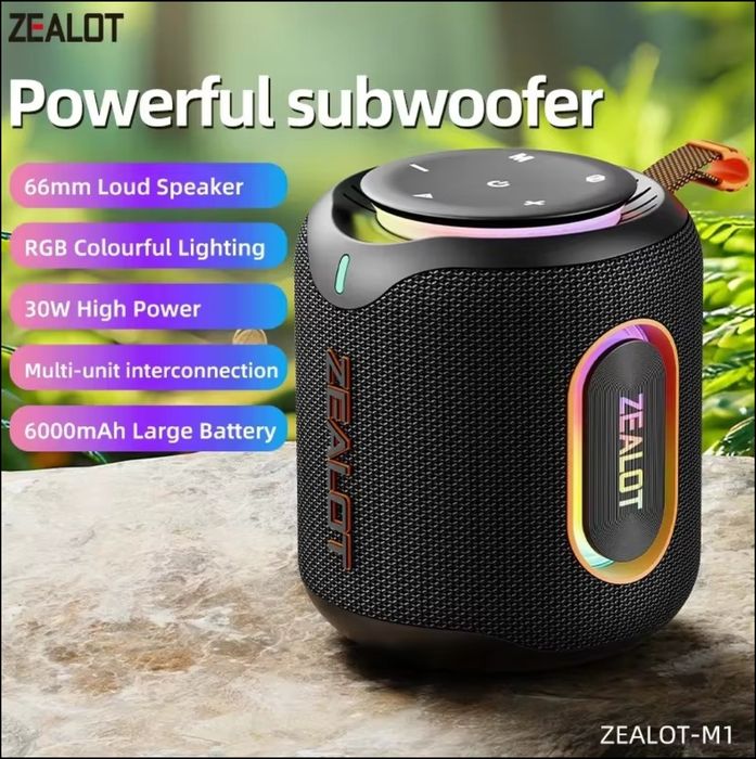 Zealot M1 колонка bluetooth