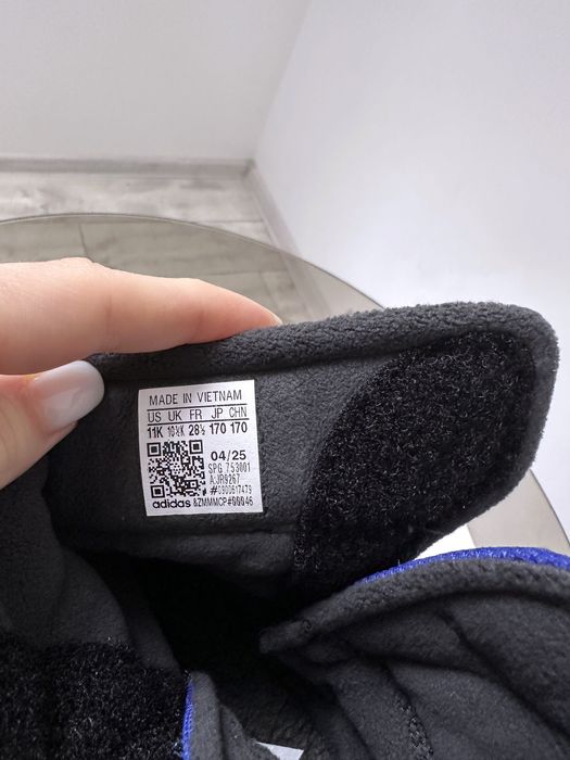 Теплые зимние термо сапоги на липучках Adidas Winterplay