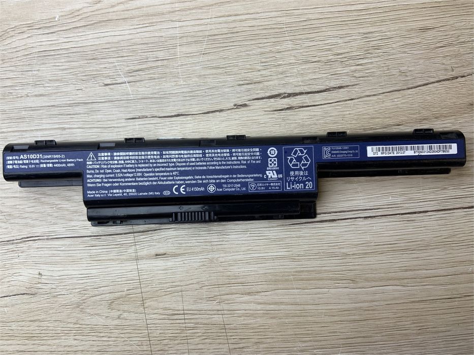 Акумулятор Acer AS10D31, ремонт, перепаковка, відновлення.