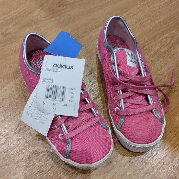 Sapatilhas Adidas Linni Vulc K – Novas com Etiqueta, Tamanho 32
