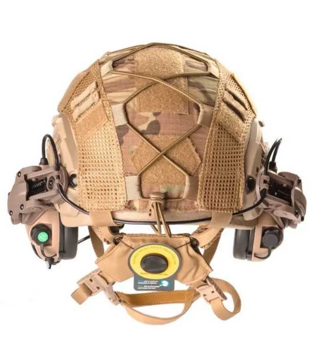 Каска балістична кевларова Fast NIJ IIIА навушники Earmor m32 plus