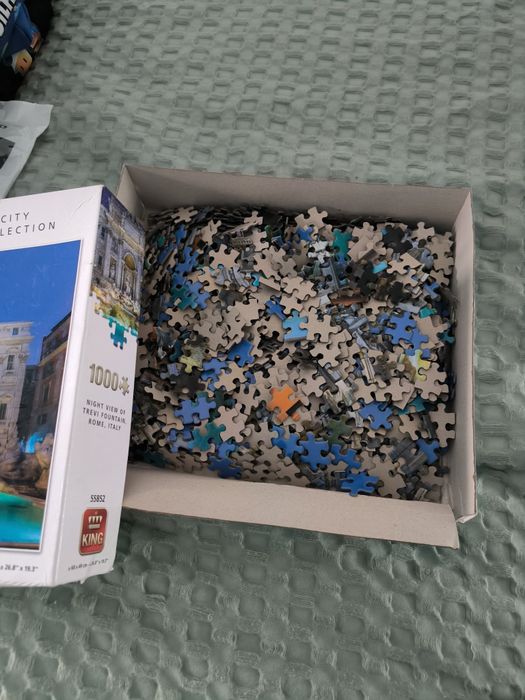 Puzzle de 1000 peças fonte trevi Roma Italia (ler descrição)