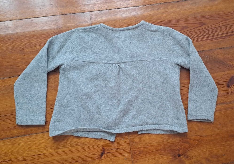 Casaco malha cinzento Maria Lisboa 8 anos