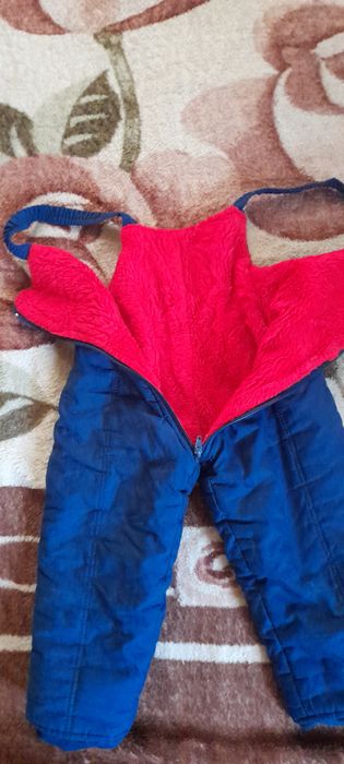 Теплий комбез.Штани з хутром.