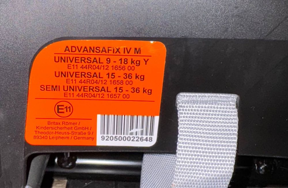 Дитяче автокрісло  Britax-romer 9-36 кг