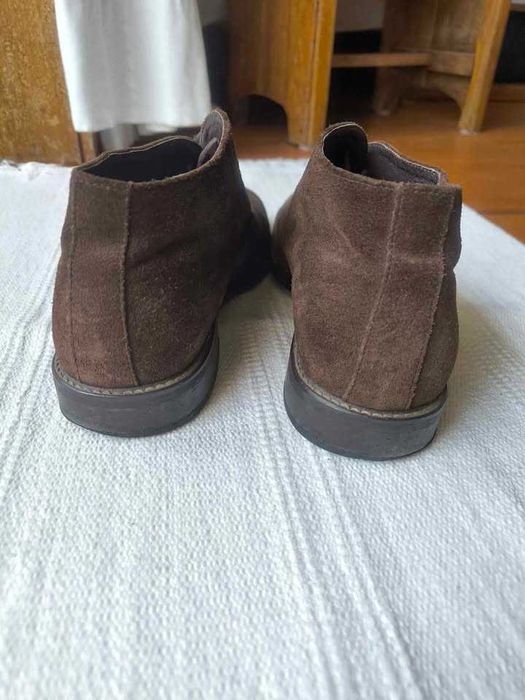 Sapatos camurça homem