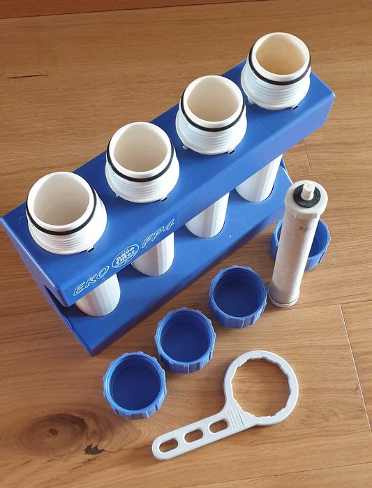 Korpus 4-stopniowego filtra do wody FP4 Aqua Filter + dodatki