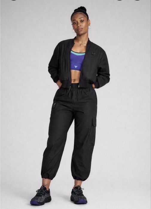 Damskie spodnie Under Armour Project Rock Brahma, spodnie sportowe