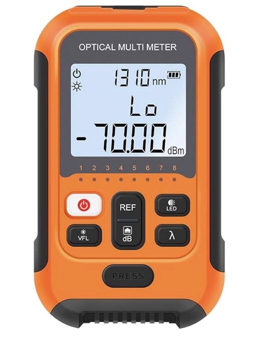 Tester kabli światłowodowych, przenośny miernik mocy optycznej