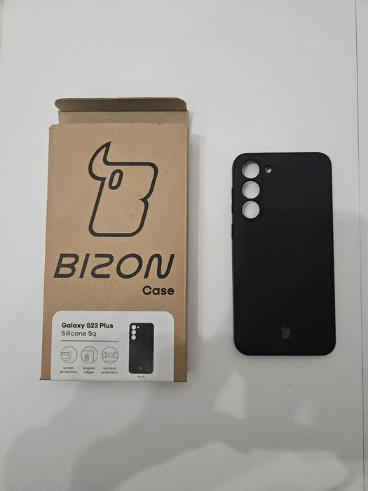 Etui Bizon Case Silicone – Galaxy S23 Plus – Czarne