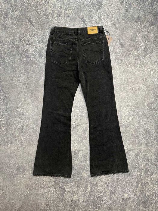 BALENCIAGA flared faded washed jeans клеш кльош джинси джинсы archive