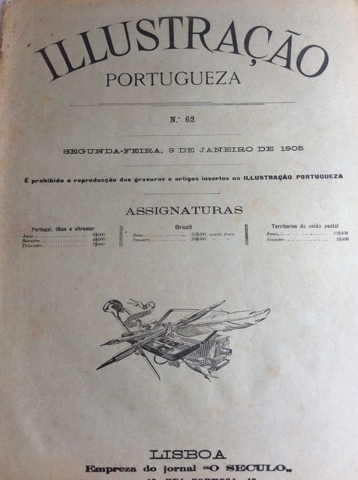 llustração portugueza, 9 de Janeiro de 1905.