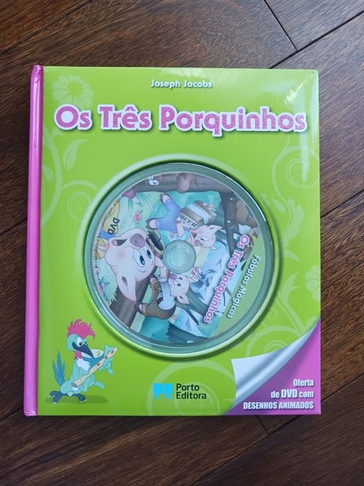 Livros de historias tradicionais com DVD