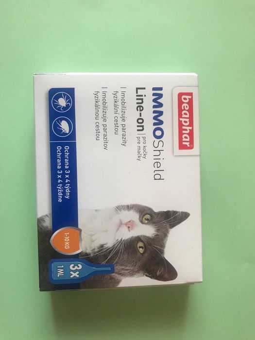 Обробка котів від паразитів