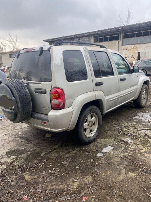 *USZKODZONY* Jeep Cherokee KJ 2.8 CRD Limited Srebrny Automat 4x4 2003