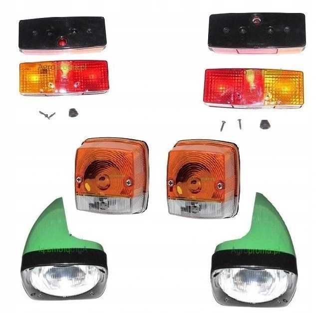 Zestaw Reflektor Lampa JOHN DEERE 1030 , 3140 JD 2130, 2030